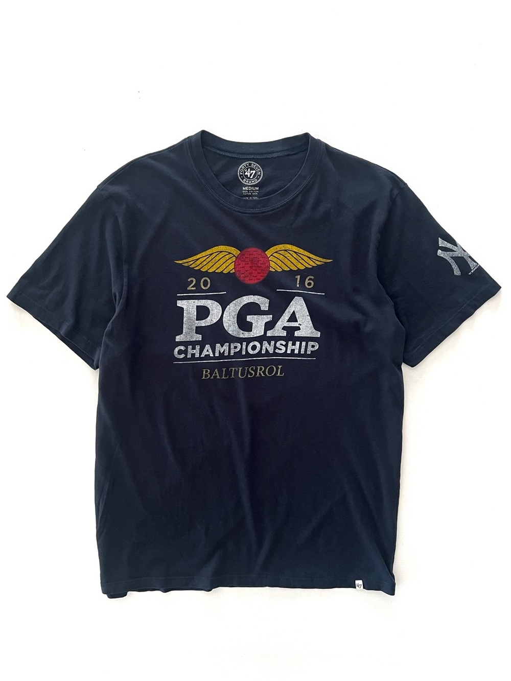 '47 Brand x NY Yankees 2016 PGA Championship Baltusrol T-Shirt Size Medium